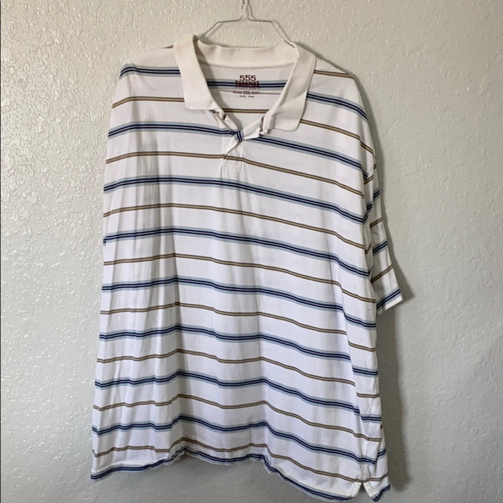 555 Turnpike Cotton polo style shirt